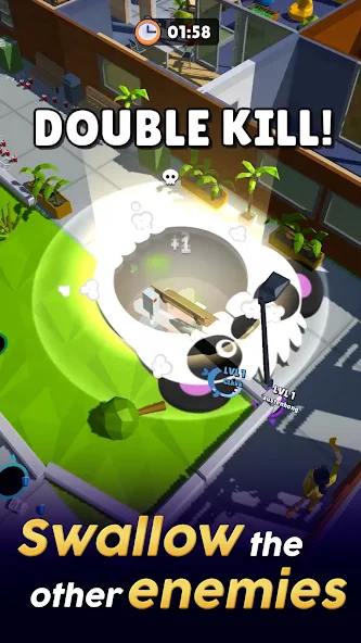 Hole.io mod apk screenshot