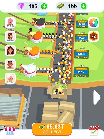Idle Egg Factory mod apk screenshot