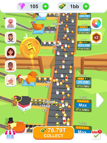 Idle Egg Factory mod apk screenshot