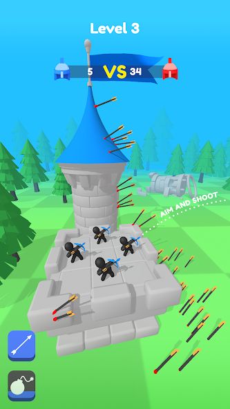 Merge Archers mod apk screenshot