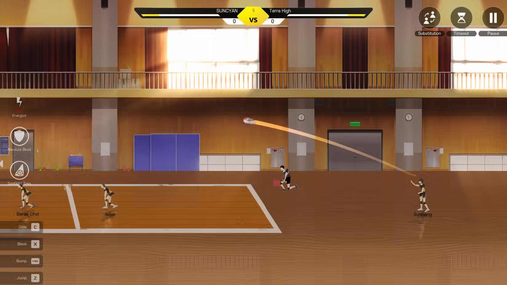 The Spike Cross - Volleyball mod apk screenshot