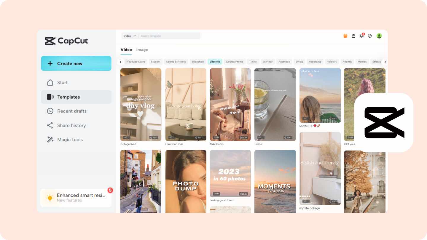 CapCut mod apk screenshot