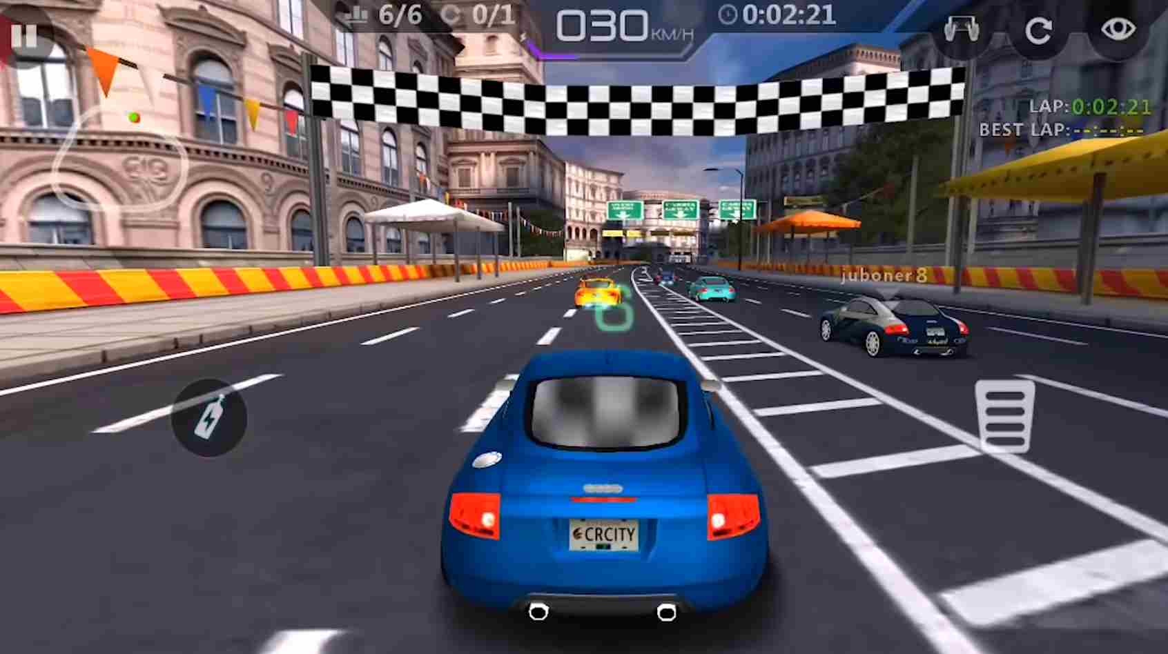 Popular racing modes, single, and tournament City Racing 3D MOD