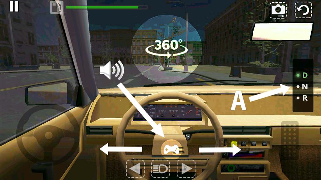 Chọn góc nhìn lái xe theo ý thích Car Simulator OG