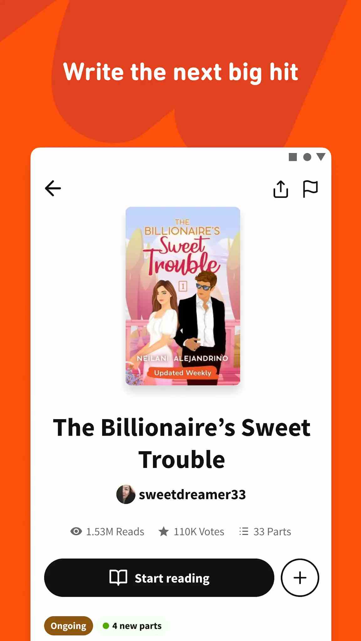 Wattpad mod apk screenshot