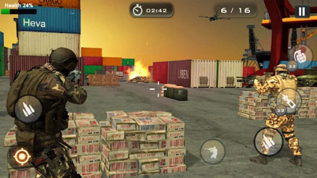 Many valuable and attractive rewards American Modern War Pro Game