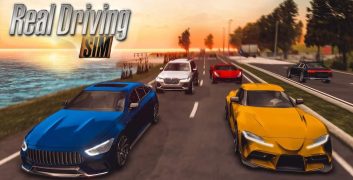 Hack Real Driving Sim MOD (Pro Menu, Full Money, All Cars) APK 6.0 image