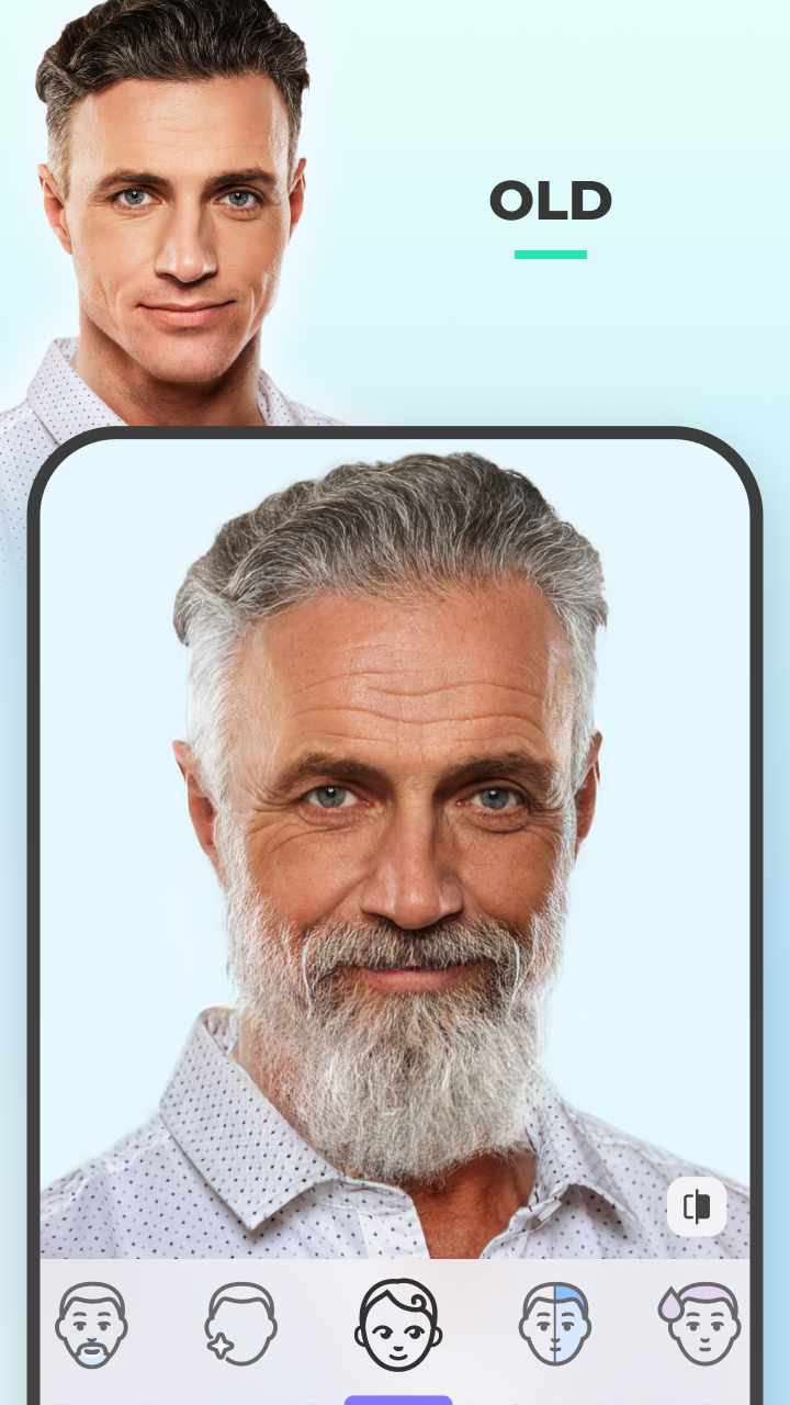 Thay đổi các đặc điểm trên khuôn mặt FaceApp Pro MOD