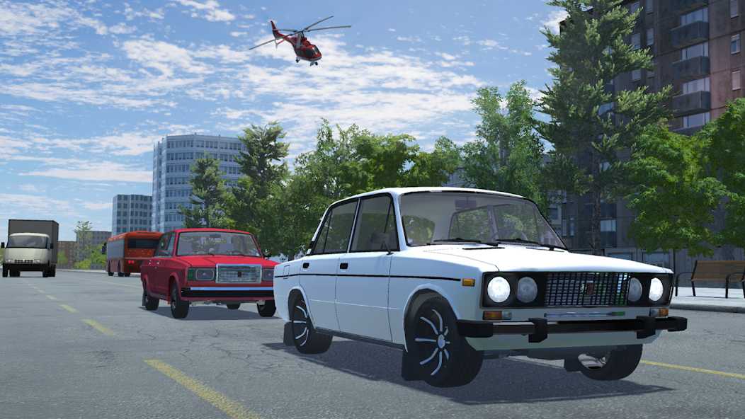 Tuỳ chỉnh tầm nhìn từ nhiều góc độ khác nhau Russian Car Lada 3D