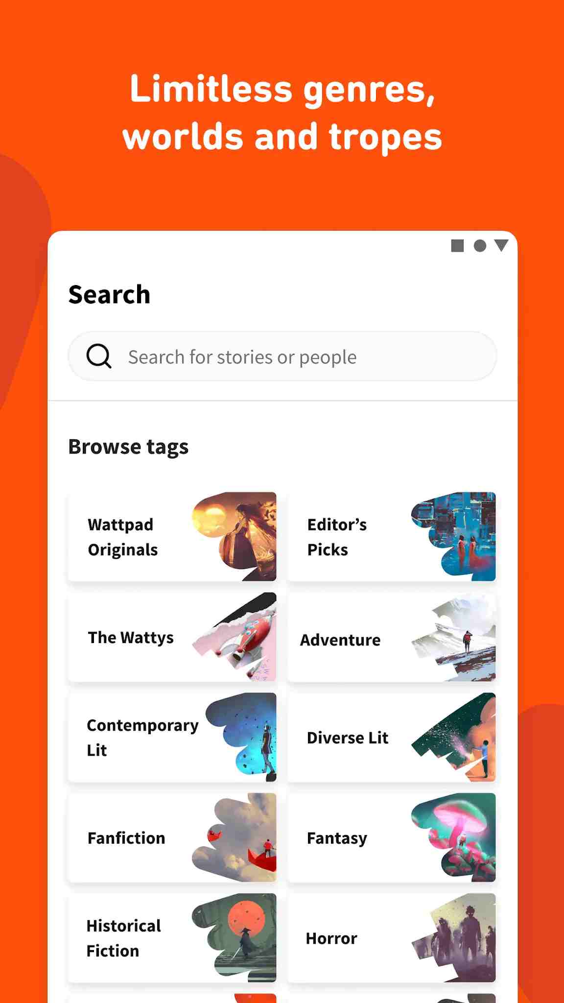 Wattpad mod apk screenshot
