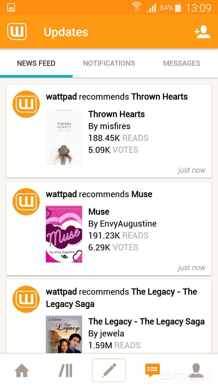 Wattpad mod apk screenshot