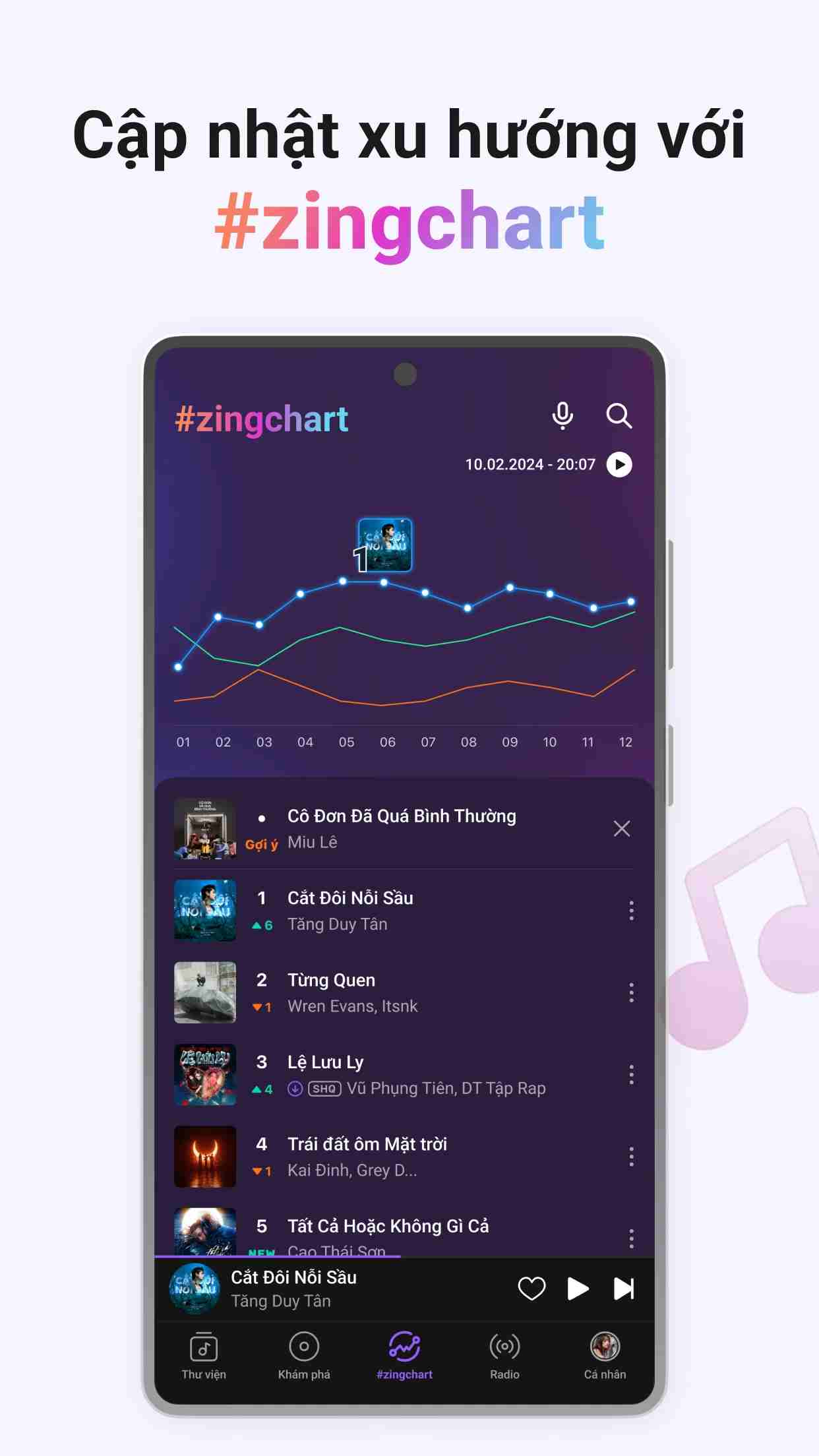 Zing MP3 mod apk screenshot
