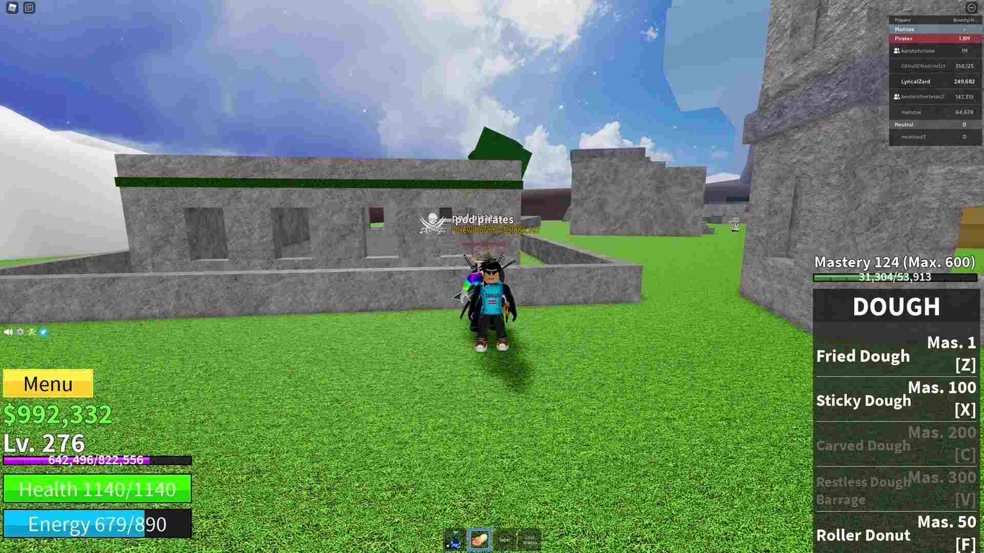 Blox Fruits mod apk screenshot